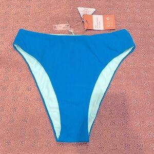 Berlook reversible ribbed mid-rise bikini bottom